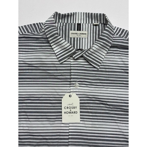 Crosby And Howard Other - New Mens Shirt Short Sleeve Button Up Crosby And Howard Shirt XL Stretch Fabric